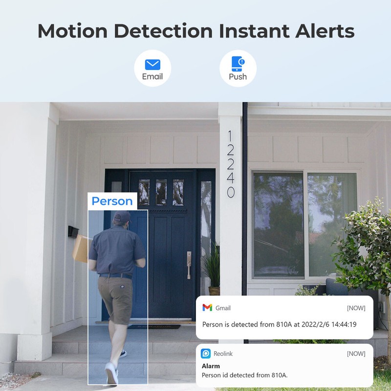 Reolink RLC-810A 4K PoE Security Camera Outdoor Smart Detection Night Vision gallery