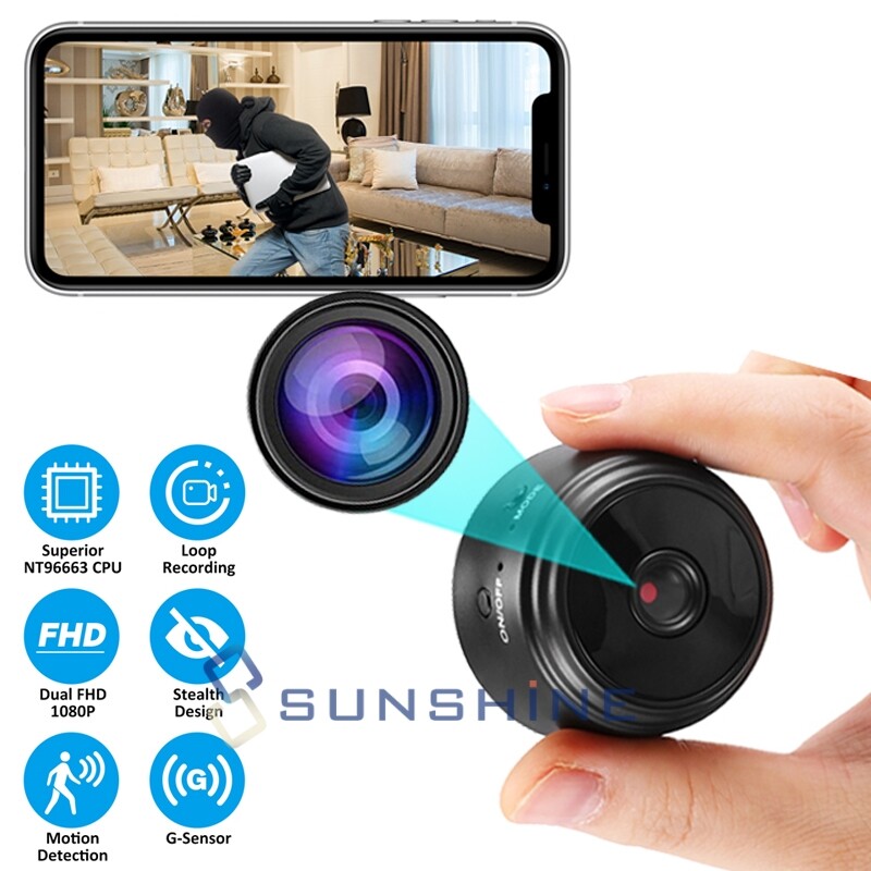 Camaras De Seguridad Wifi Exterior 1080P Inalambrica Con Vision Nocturna Video
