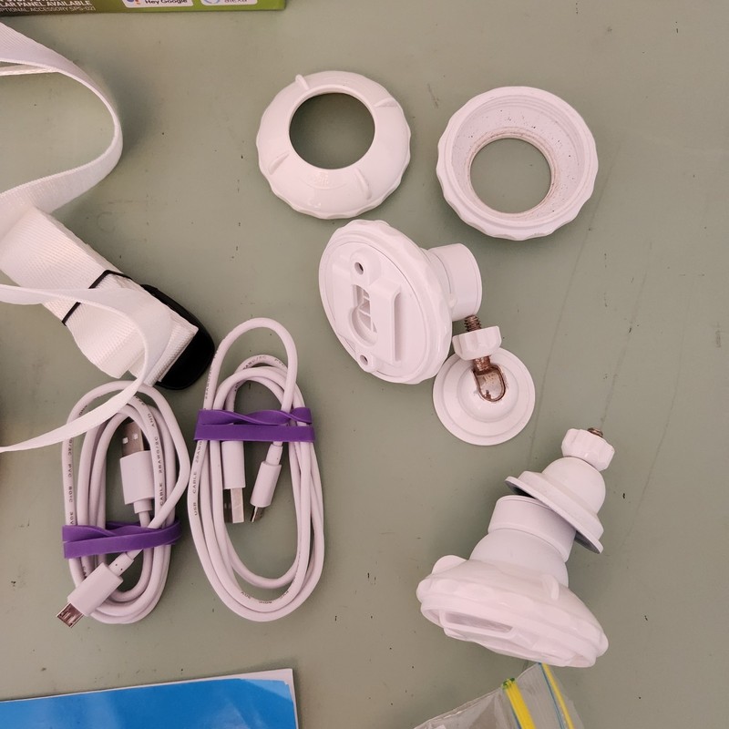 Uniden Guardian App Cam Mounting Brackets + cables + screws gallery