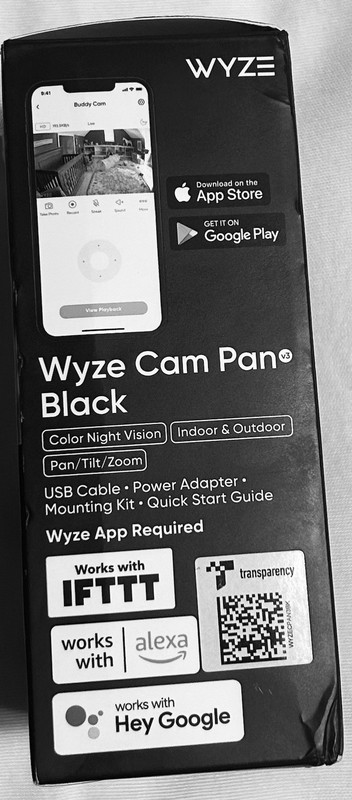 Wyze Cam Pan v3 Indoor/Outdoor IP65 1080P 360° Pan/Tilt/Zoom Wi-Fi Smart Home gallery