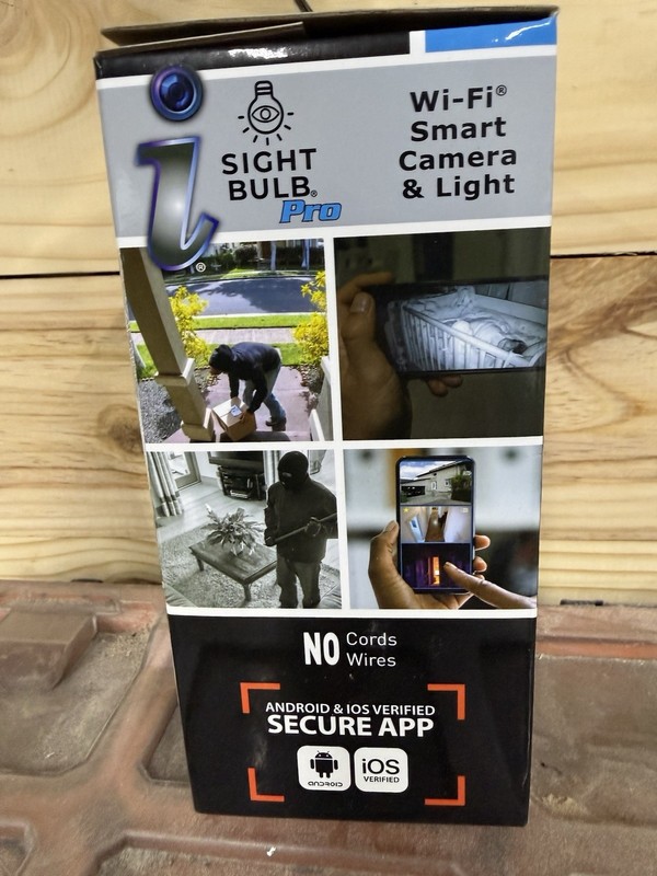Sight Bulb Pro Security Camera W/ 80 Watt LED Light Two Way Talk B40 gallery