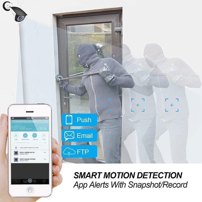 Camara De Seguridad Với Audio Bidireccional Y Alarma De Vigilancia Lujo gallery