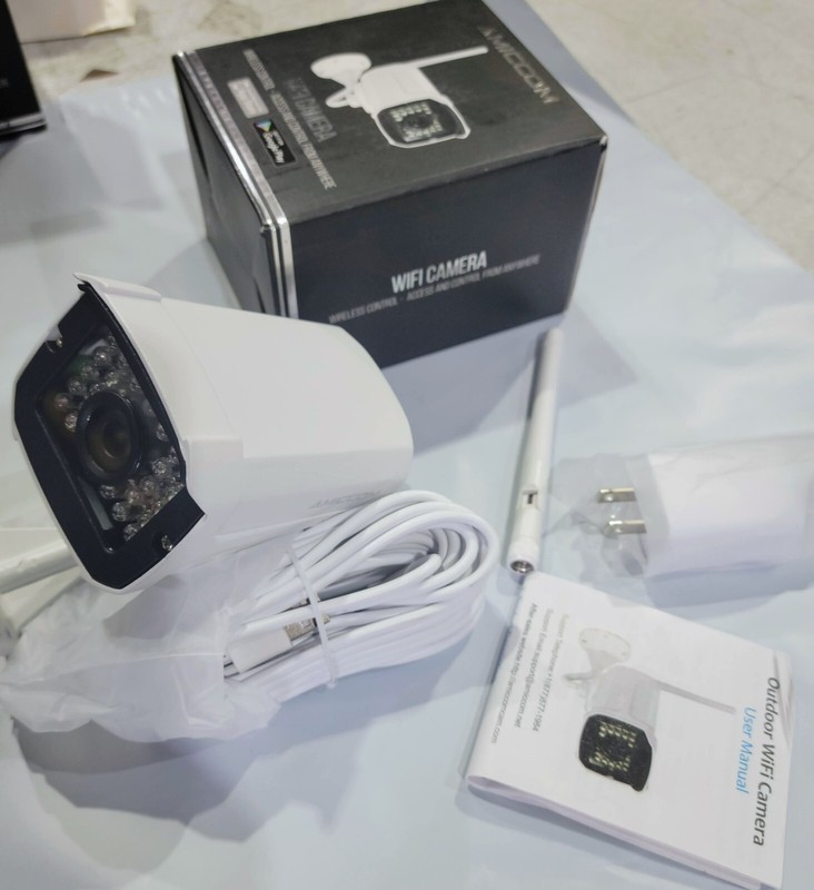 Amiccom Outdoor Security Camera, 1080p IP Cam 2.4G IP66 Waterproof Night Vision gallery