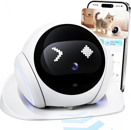 Pet Camera Robot Companion Monitor Movable Home Security 1080P gallery