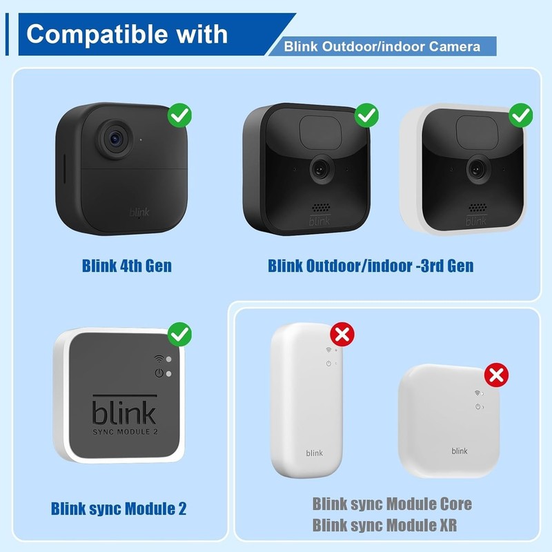 2-in-1 Sync Module Mount & 3-Pack Weatherproof Housing for Blink Outdoor Cameras gallery
