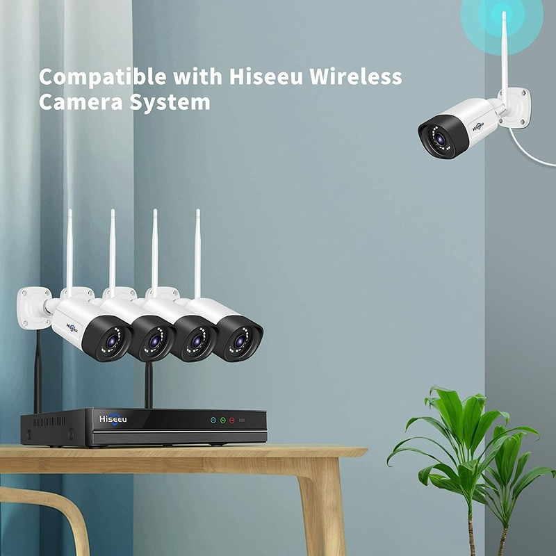 Hiseeu 5MP WIFI IP Wireless Security Camera Outdoor CCTV 5MP Smart Home Camera gallery