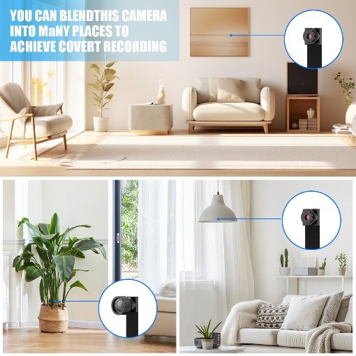 1080P Wireless WiFi Security Camera for Home Indoor Use w Motion Detection Alert gallery