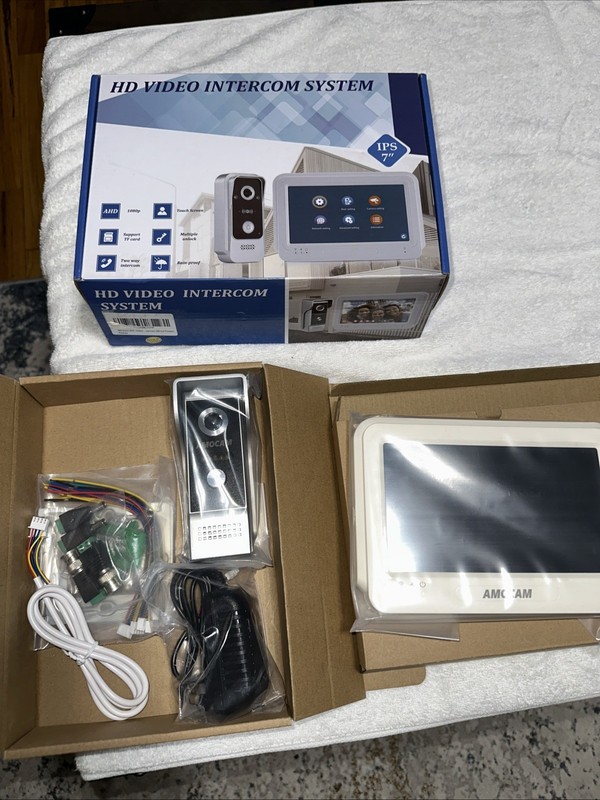 Wireless WiFi Video DoorboIntercom System 1080P Video Door Camera with Monitor gallery
