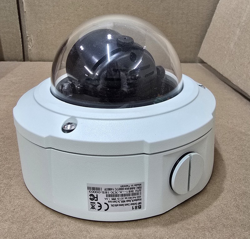 ACTi B81 5 Megapixel Outdoor Zoom Dome Security Camera with Day/Night gallery
