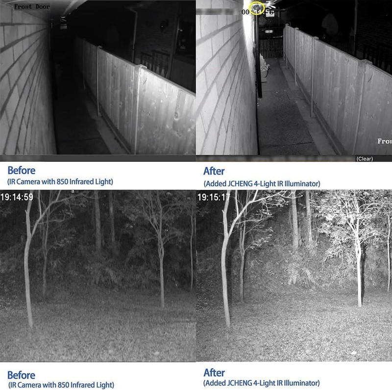 JC IR Illuminator - 4-LED Infrared Light for Superior Night Vision & VR Gaming gallery