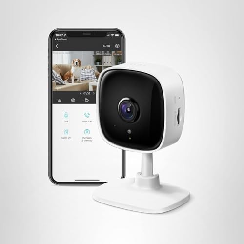 TP-Link Tapo 1080P Indoor Security Camera for Baby Monitor, Dog 1-Pack, White gallery