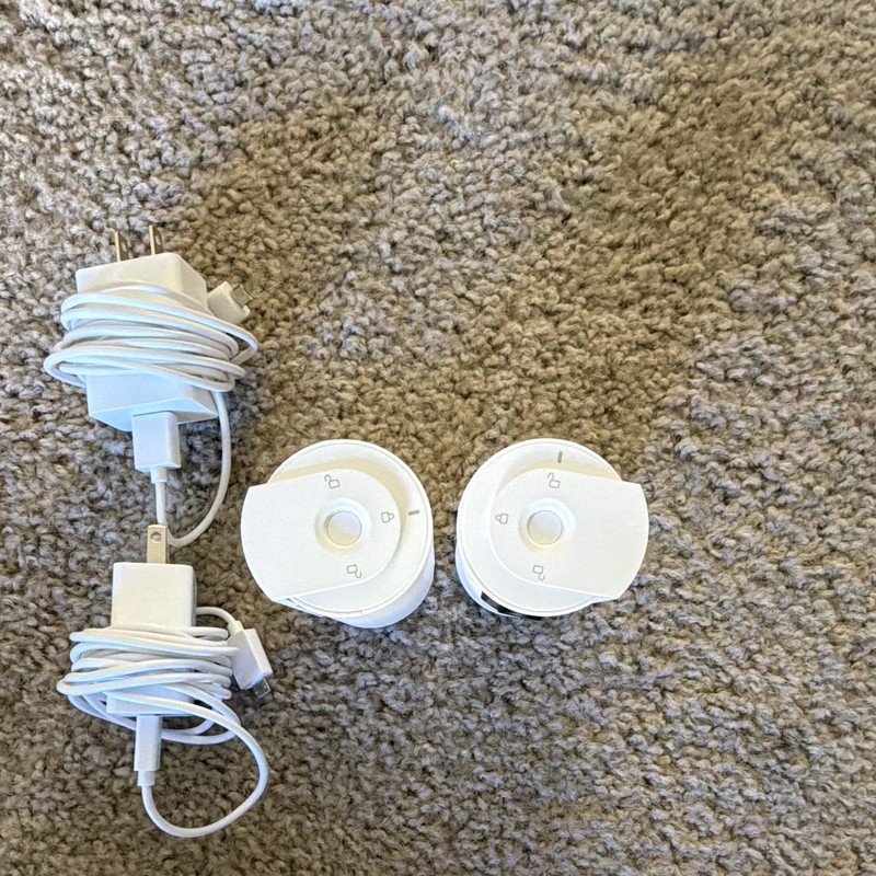 Ring Stick Up Cam Wireless Wi-Fi IP Cameras 2-Pack White 1080p Alexa NV gallery