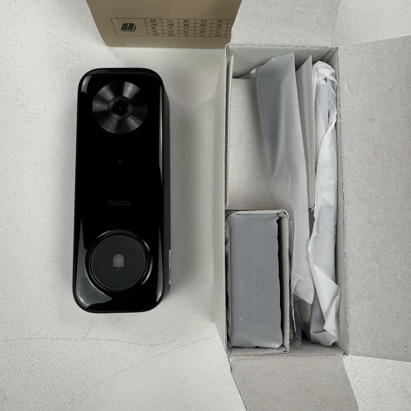 Aqara G400 Doorbell Camera w/Chime 2K HD HomeKit Alexa WiFi 6 Wired Open Box gallery