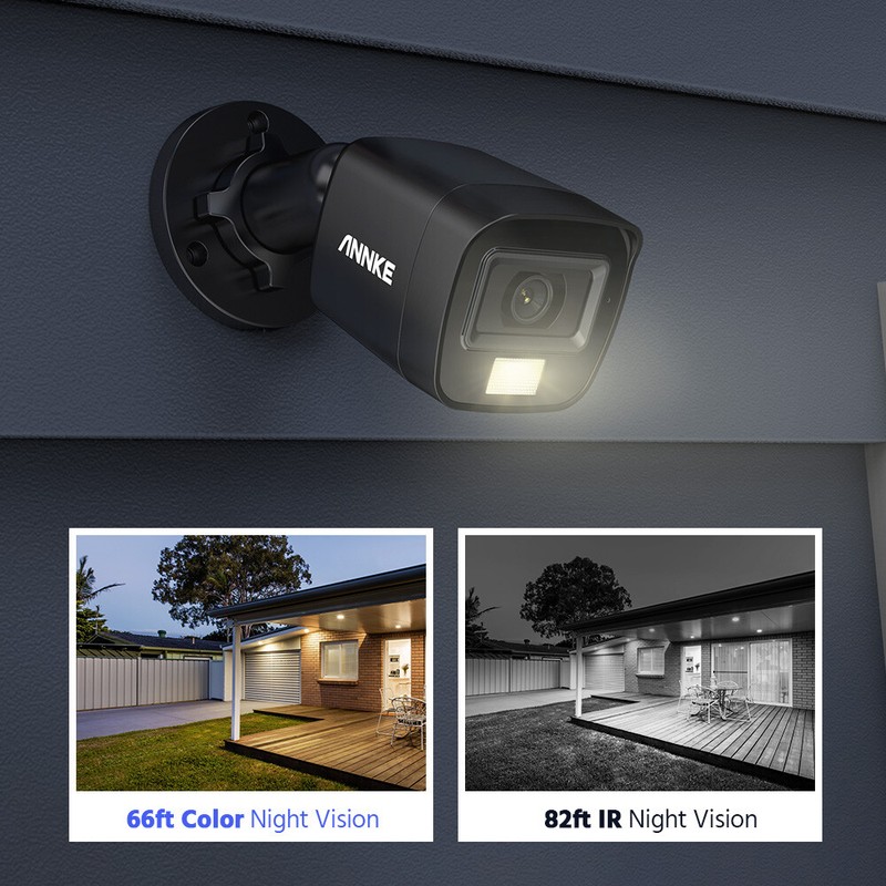 ANNKE 3K Video CCTV Security Camera 5MP Outdoor AI Color Night Audio Recording gallery