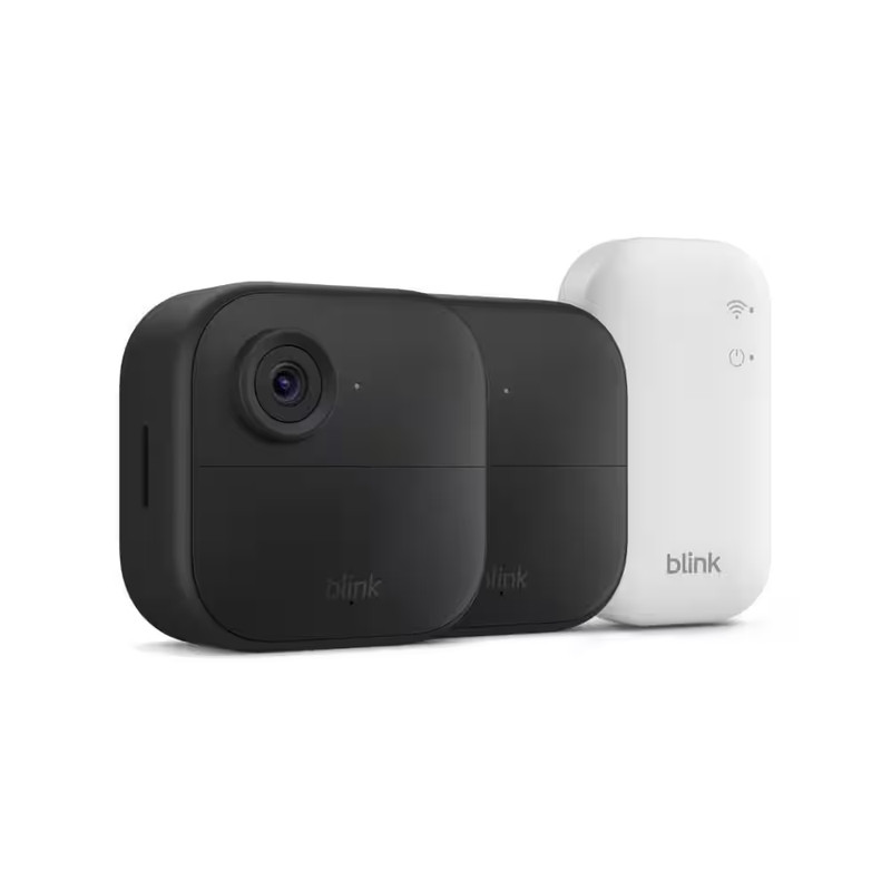 Outdoor 4-Core-Wireless Battery Operated Smart Security Camera System W/ 2-Camer