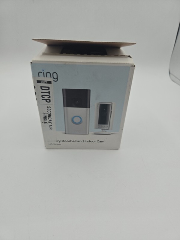 Ring Starter Set with Battery Doorbell and Indoor Cam: Security Wi-Fi System,