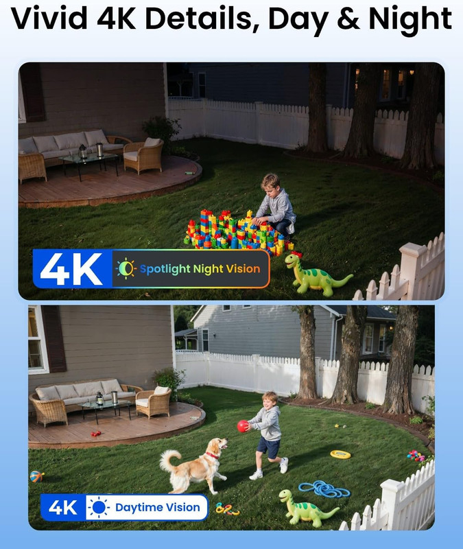 First 4K Solar Security Cameras Wireless Outdoor, Argus PT Ultra+Solar Panel, 36 gallery