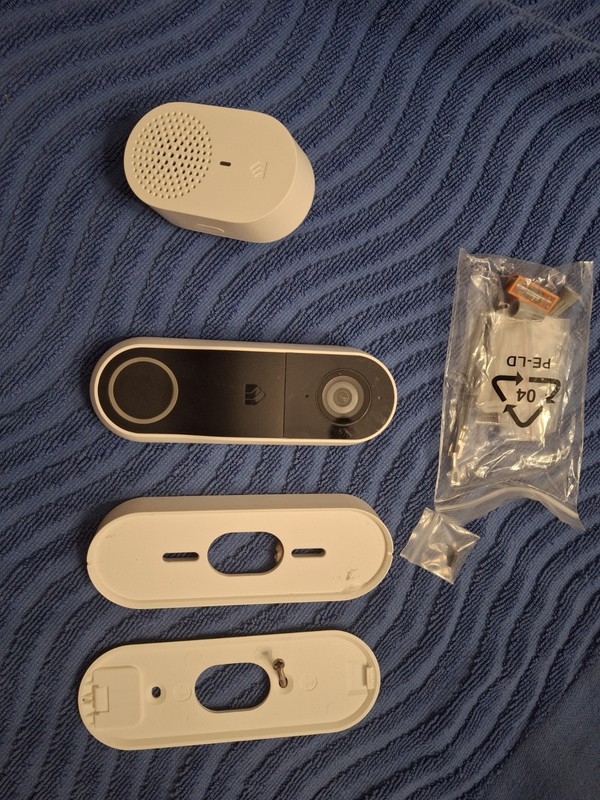 Kasa TP-Link Smart Video Doorbell Camera Wired, with wireless chime
