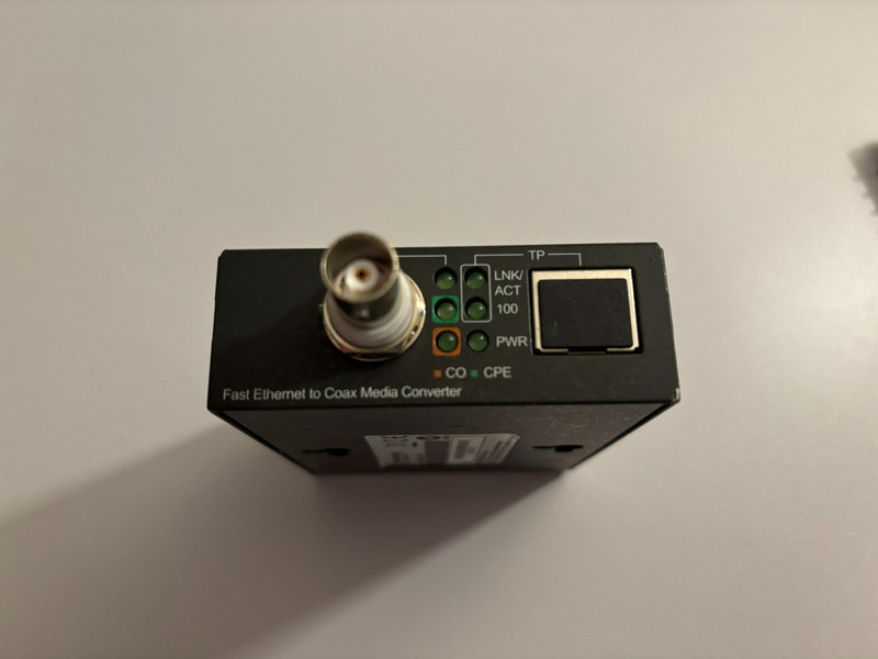 IFS MCR200-1T/1CX Fast Ethernet to Coax Media Converter (L EE) gallery