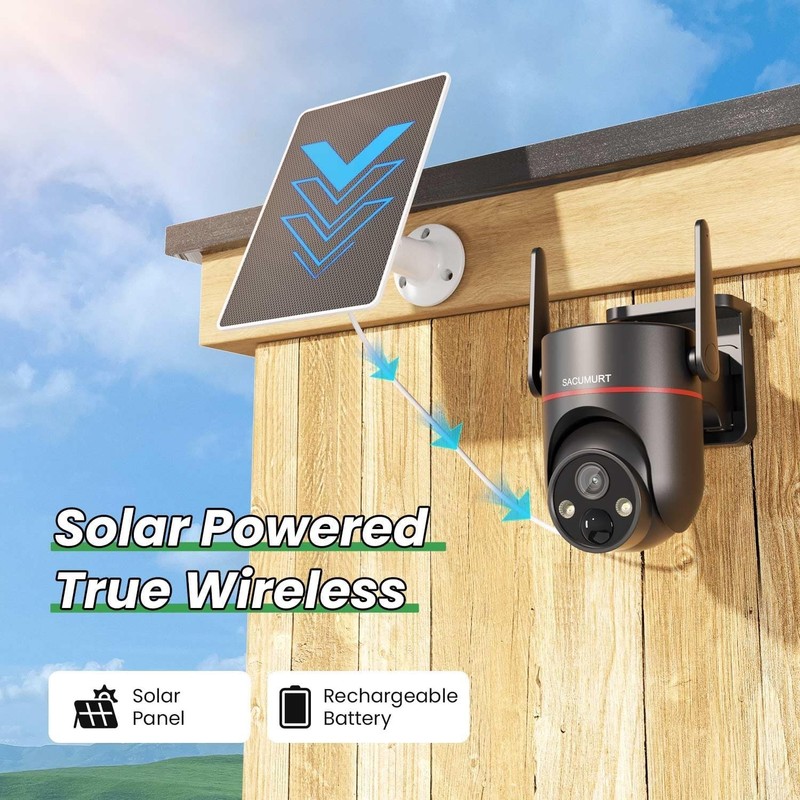 4G LTE Cellular Camera No WiFi Solar Powered Camera 2K Color Night Vision gallery
