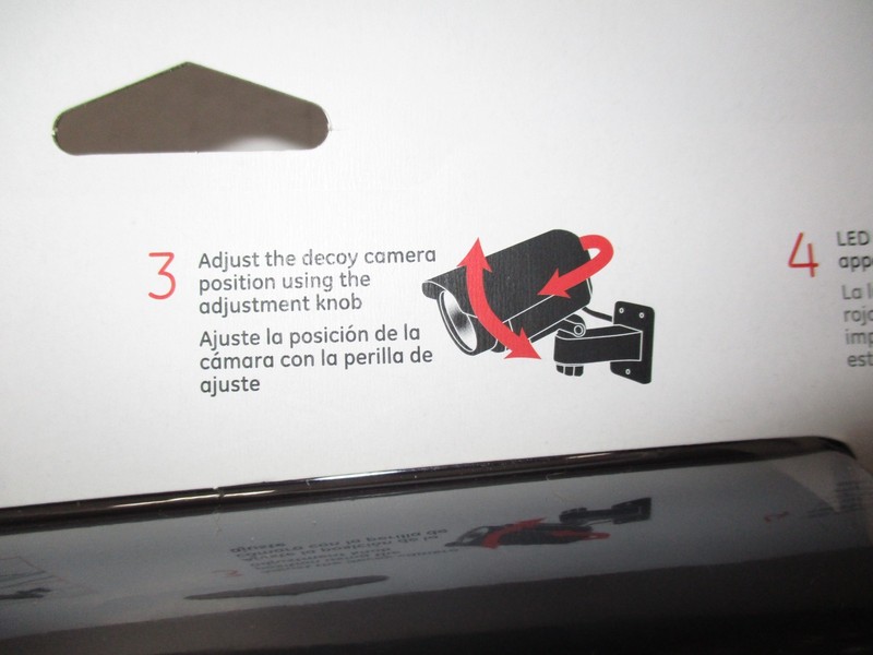GE Power Gear Decoy Security Bullet Camera Flashing Red Light Blinking gallery