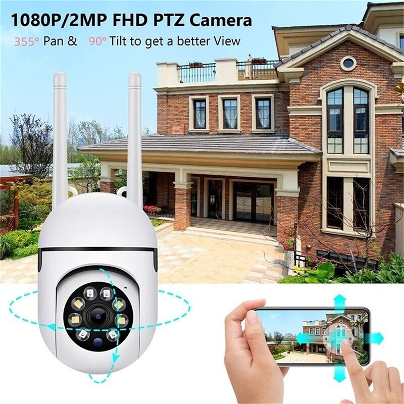 Outdoor Security Cameras, 2.4GHz & 5G WiFi Cameras for Home Security, 1080P D... gallery