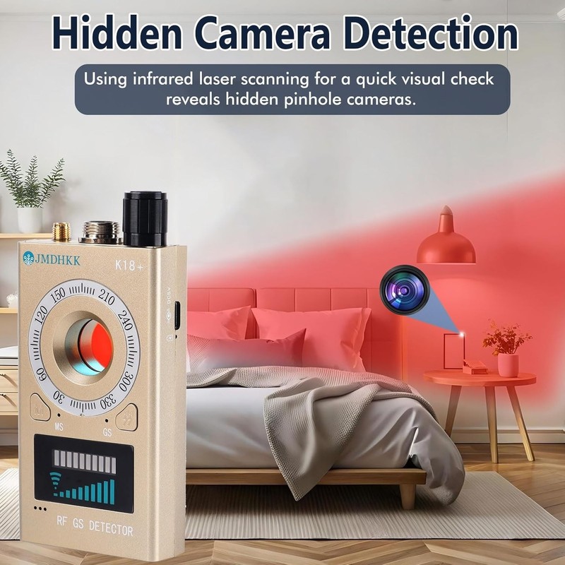 K18+ Portable Hidden Camera Detector – Your Ultimate Privacy Protection Tool gallery