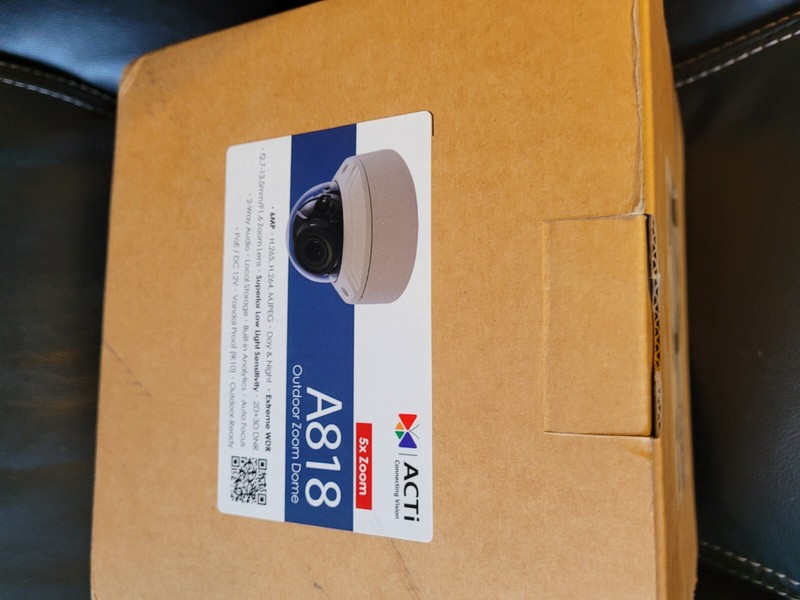 ACTi - A818 A818 6 Megapixel HD Network Camera - Dome gallery
