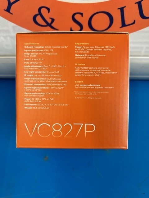 Alarm.Com ADC-VC827P 1080P Indoor/Outdoor Dome Camera (NEW) gallery