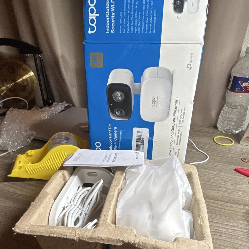Tapo C225 3K 5MP Pan/Tilt Wi‑Fi Camera Night Vision Weatherproof Alexa/Google gallery