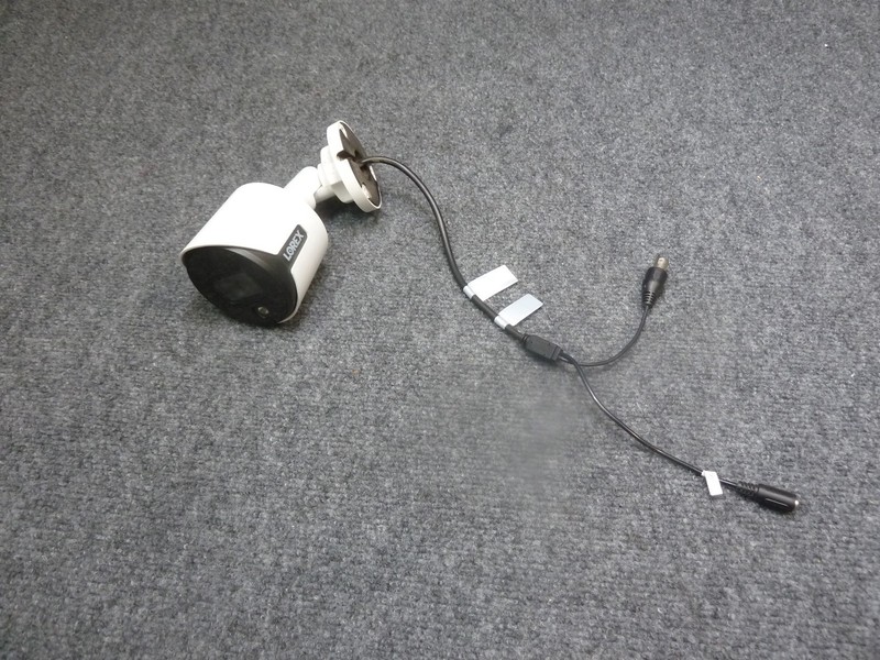 Lorex C881DA-Z 4K Ultra HD Active Deterrence Security Analog Bullet Camera White