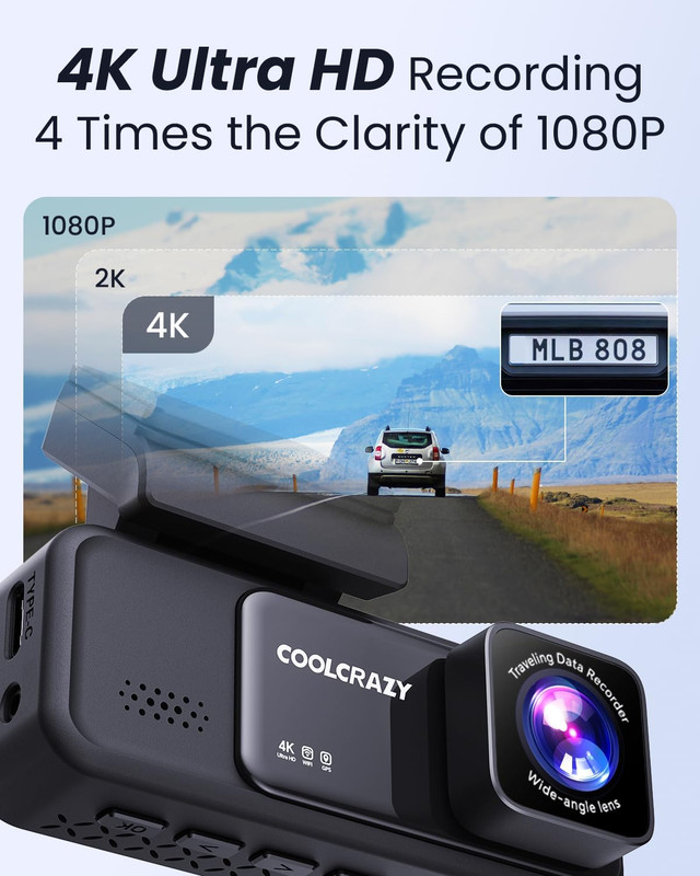 Camara De Seguridad Para Carro Auto Lenses Delantero/Tras gallery