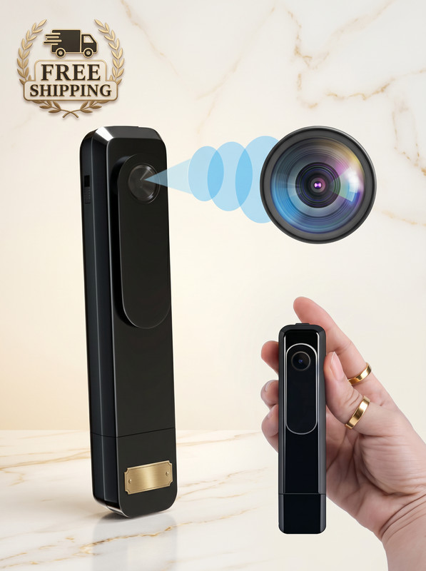1080P Mini Body Camera Wearable Clip Pocket Video Recorder USB Rechargeable Port
