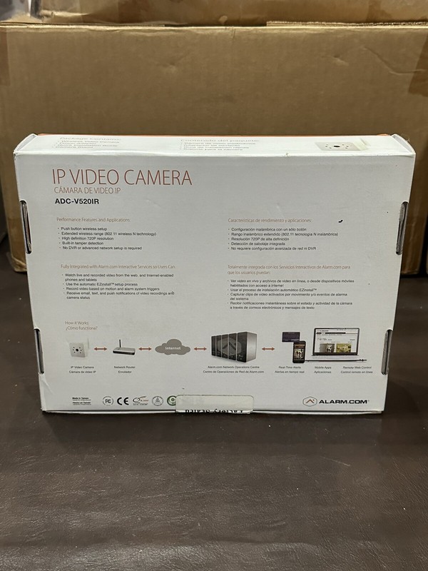Alarm.com IP Video Camera ADC-V520IR Wireless with Night Vision - NEW gallery