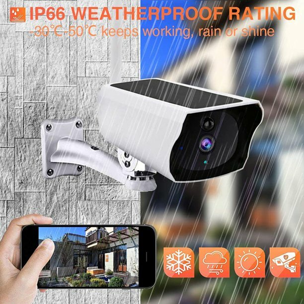 1080P Solar Power WiFi IP Camera Outdoor Security Night Vision Waterproof ICAM+ gallery