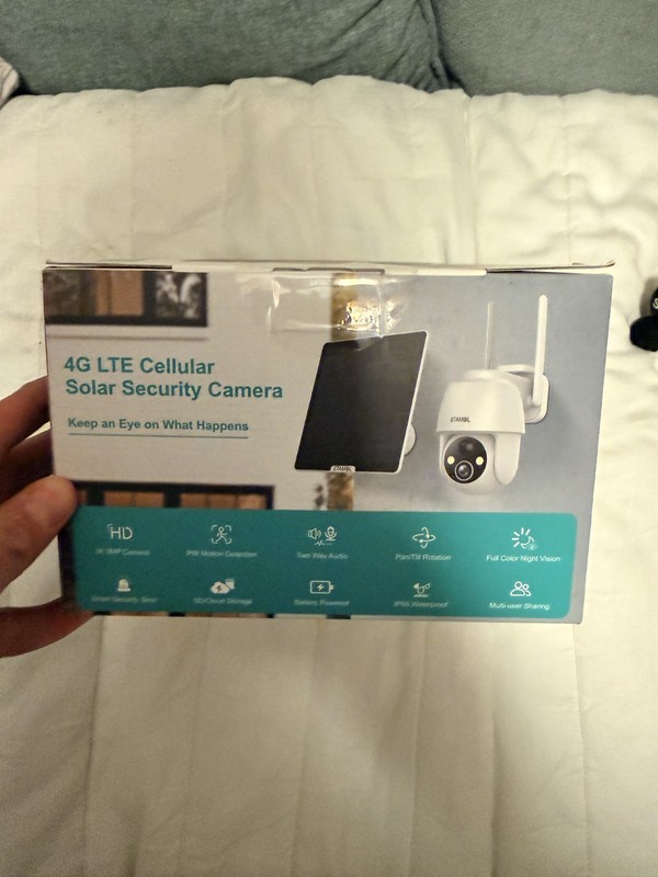 Stamol Outdoor 4G lTE Solar Battery Camera, Model GY-Z9 gallery
