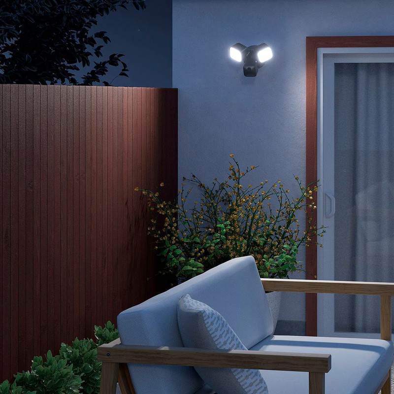 Blink - Outdoor Wired 1080p Security Camera with Floodlight - Black gallery