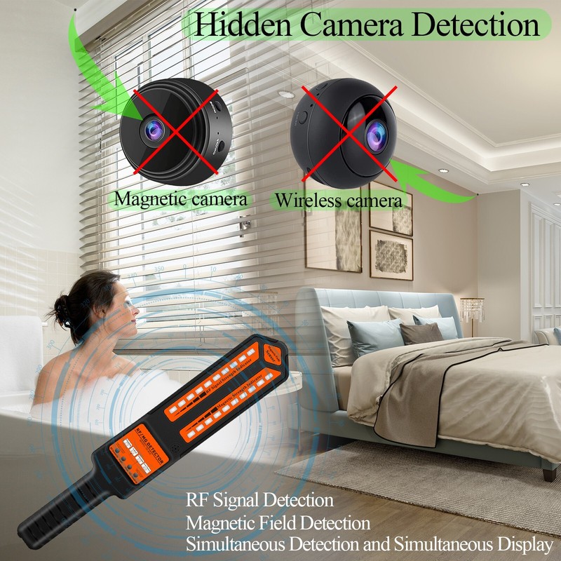 KAXYUYA Hidden Camera Detector, Bug Detector Sweeper , GPS Tracker Detector gallery