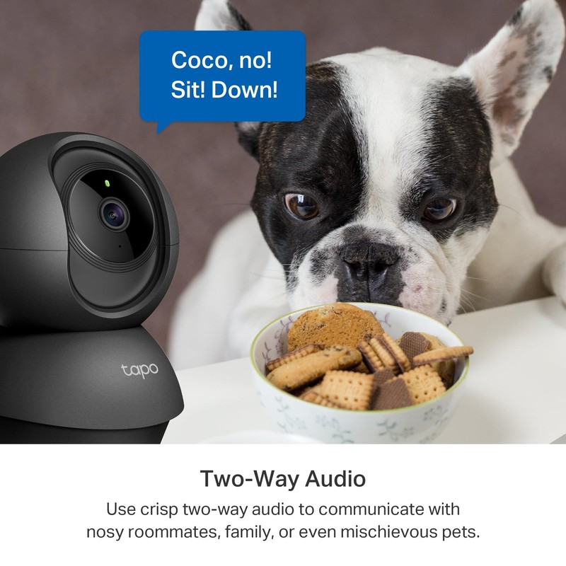 2K Indoor Pan/Tilt Wired Security Camera - Works as a Baby Monitor & Pet Came... gallery