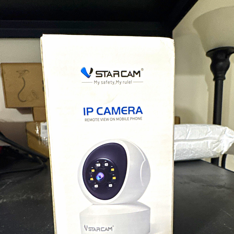 VStarcam Wireless Wi‑Fi IP/Network Surveillance Camera, Color Mode, White, 1 Cam
