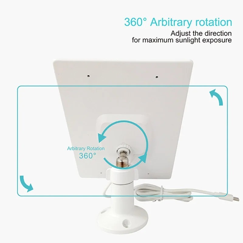 Solar Panel 10W 5V Charging Panel Doorbell Surveillance Camera Low Consumption S gallery
