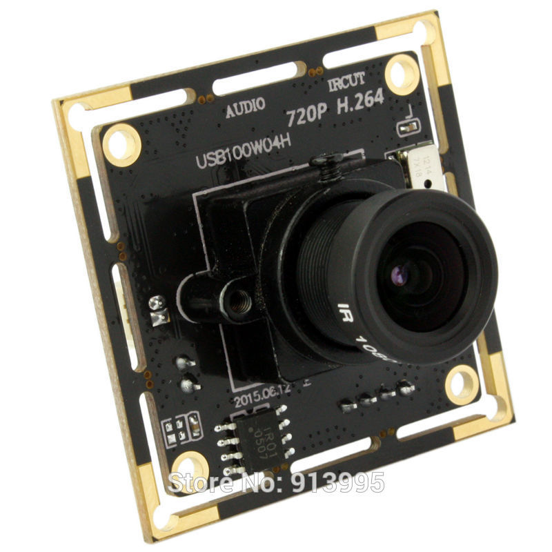 3.6mm Lens Webcam CMOS H.264 720P USB2.0 Camera Module For Windows Linux Android gallery
