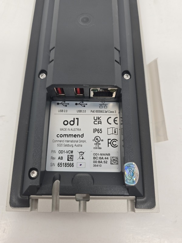 Commend OD1-VCM Rev AB Outdoor Video Camera Module OD1-MAINB PoE IP65 gallery