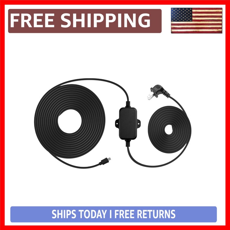 30Ft Weather Resistant Power Adapter for Blink Mini 2/Outdoor 4, Black 1 Pack...