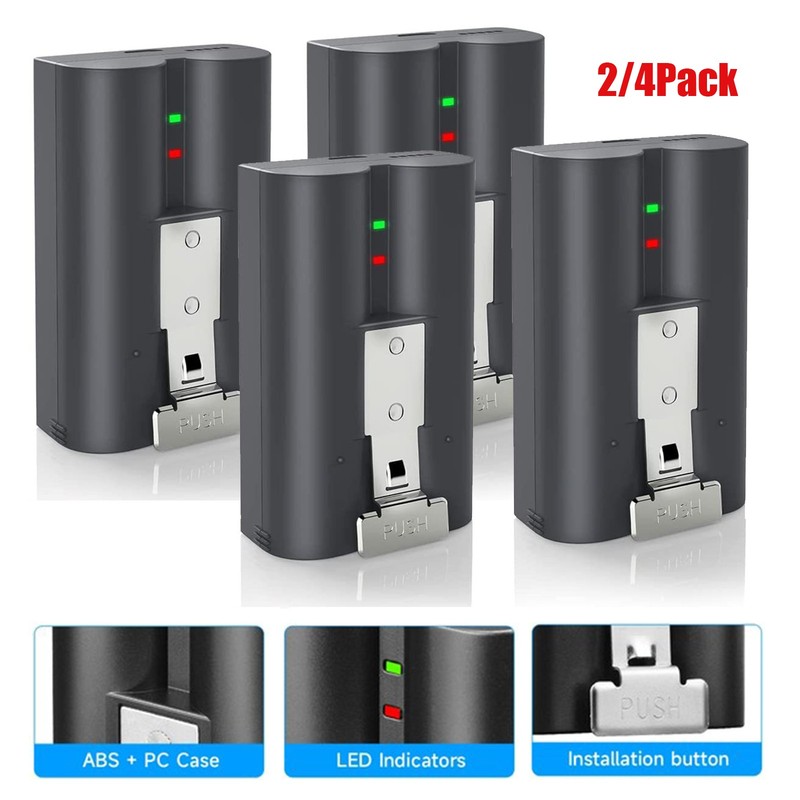 Genuine Rechargeable Battery V4 Ring Video DoorBell 2, 3 4 Quick Release Nice US