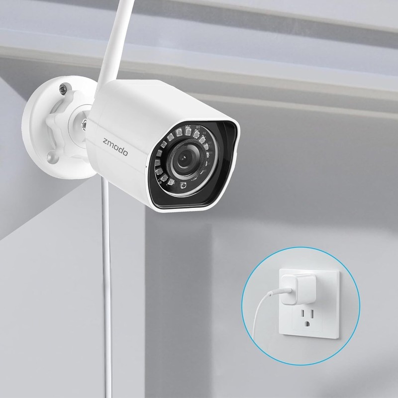 Weatherproof 1080P Outdoor Wireless Camera with Alexa Control & Night Vision gallery