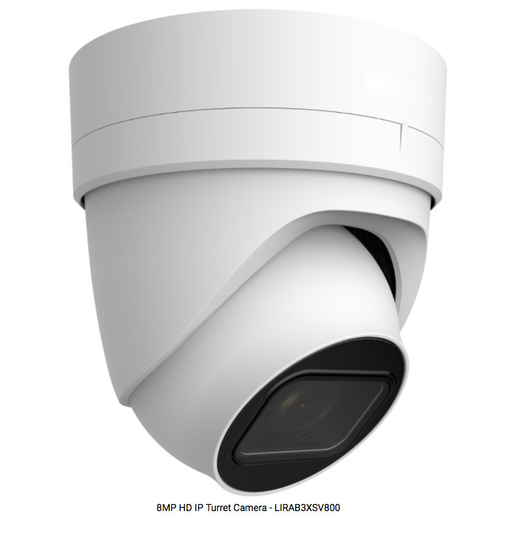 8MP IP Turret Camera 3.6-11mm Motorized 1/1.8'' OmniVision CMOS sensor NTSC 1/25 gallery