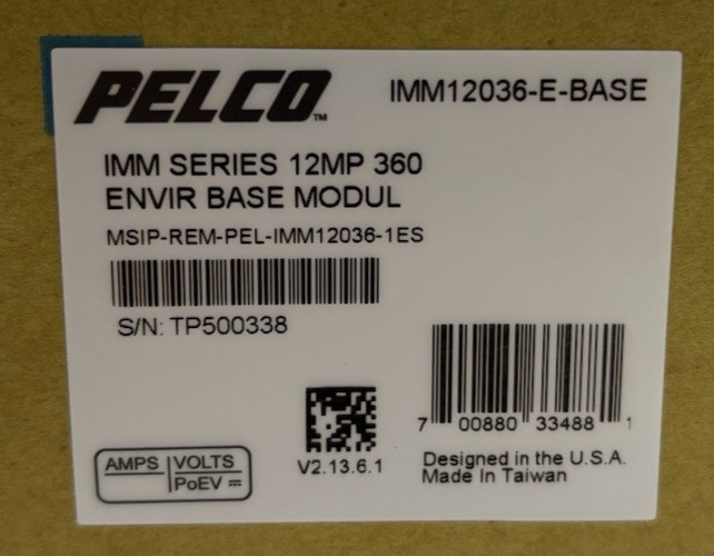 12 Megapixel 360 Degree Environmental Vandal Camera Base Module IMM12036-E-BASE gallery