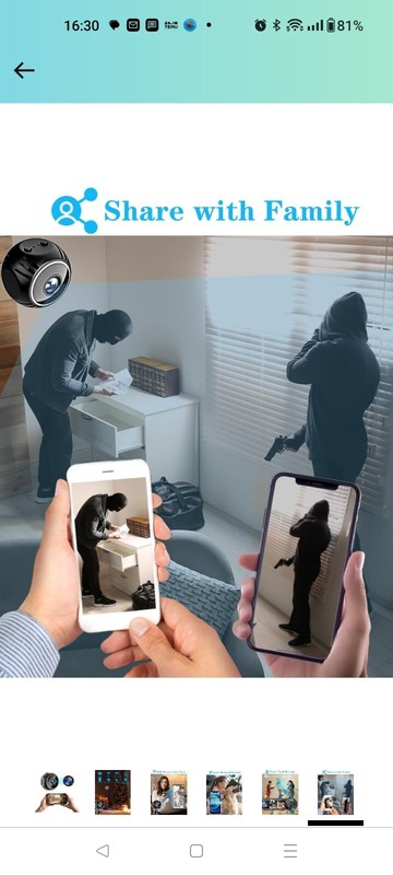 WiFi Camera Mini Wireless Nanny Cam Small Home Security Indoor Cam Surveillance gallery