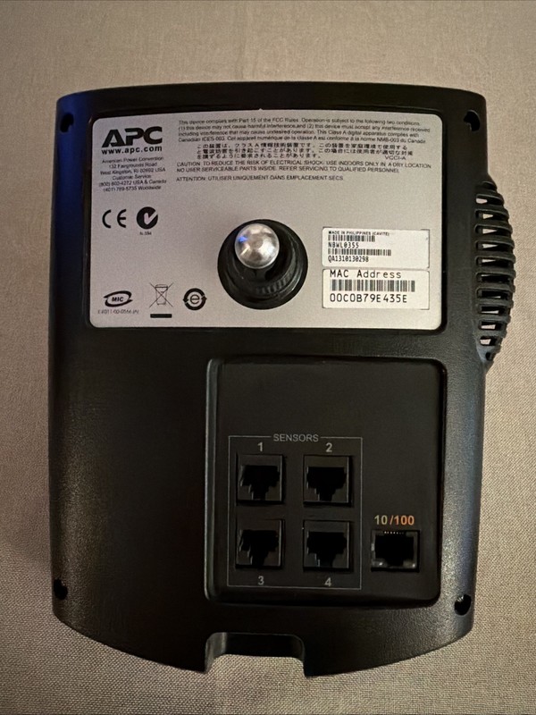 APC NetBotz Room Monitor 355 Security Camera NBWL0355 NBWL0355A gallery
